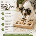 Vellumpaw™ Zen-Glide Kinetic Puzzle Feeder