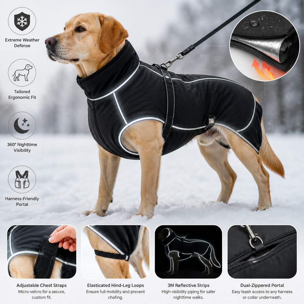 Vellumpaw™ Thermal-Shield All-Weather Parka